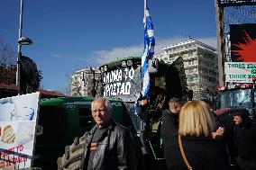 Farmers Protest In Thessaloniki, Greece