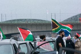 Pro Palestinian Car Parade In Cologne