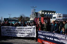 Farmers Protest In Thessaloniki, Greece