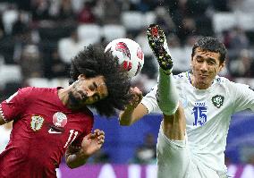 (SP)QATAR-DOHA-FOOTBALL-AFC ASIAN CUP-UZBEKISTAN VS QATAR