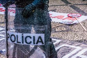 Far Right In Portugal Organize Protest In Lisbon
