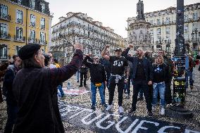 March Against Islam In Lisbon.