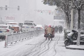 Heavy Snow Hit Part of China
