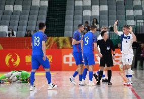 (SP)CHINA-SHAANXI-XI'AN-FOOTBALL-FUTSAL INTERNATIONAL TOURNAMENT 2024-FINLAND VS SLOVAKIA