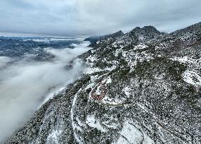 (EcoChina)CHINA-CHONGQING-WUXI-SNOWFALL (CN)