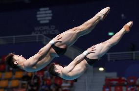 (SP)QATAR-DOHA-DIVING-WORLD AQUATICS CHAMPIONSHIPS-MEN'S 3M SYNCHRONISED