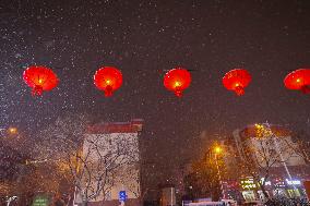 Snow Scenery in Qingdao