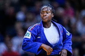 Paris Grand Slam 2024 - Clarisse Agbegnenou In Gold