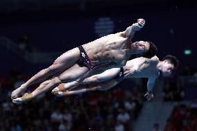 (SP)QATAR-DOHA-DIVING-WORLD AQUATICS CHAMPIONSHIPS-MEN'S 3M SYNCHRONISED