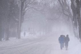 Massive Winter Storm Pounds Nova Scotia - Canada