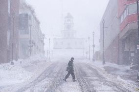 Massive Winter Storm Pounds Nova Scotia - Canada