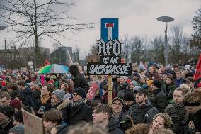 Tens Of Thousands Protest Far Right - Berlin