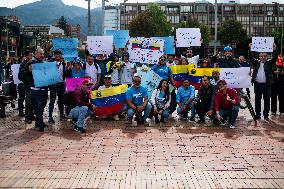 Venezuelans Protest In Demand Of Candidacy Of Maria Corina Machado In Presidential Elections