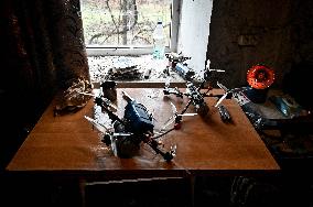 FPV drone pilots on Orikhiv axis