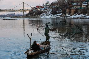 River Jhelum In Kashmir