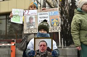 Rally in support of Ukrainian POWs in ZaporizhzhiaRally in support of Ukrainian POWs in Zaporizhzhia