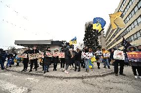 Rally in support of Ukrainian POWs in ZaporizhzhiaRally in support of Ukrainian POWs in Zaporizhzhia