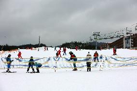 Skiing in Bukovel