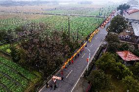 CHINA-HUNAN-YIYANG-SPRING FESTIVAL-VILLAGE GALA-CELEBRATIONS (CN)