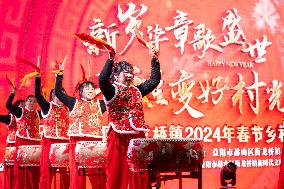 CHINA-HUNAN-YIYANG-SPRING FESTIVAL-VILLAGE GALA-CELEBRATIONS (CN)