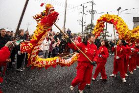 CHINA-HUNAN-YIYANG-SPRING FESTIVAL-VILLAGE GALA-CELEBRATIONS (CN)