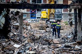 Aftermath Deadly Explosion - Rotterdam