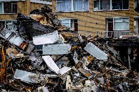 Aftermath Deadly Explosion - Rotterdam