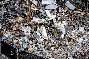 Aftermath Deadly Explosion - Rotterdam