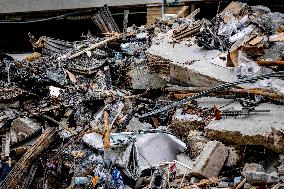 Aftermath Deadly Explosion - Rotterdam