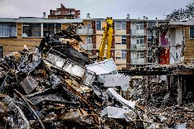 Aftermath Deadly Explosion - Rotterdam