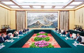 CHINA-BEIJING-LI HONGZHONG-GERMAN DELEGATION-MEETING (CN)