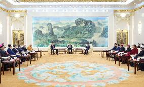 CHINA-BEIJING-WANG HUNING-NATIONAL RELIGIOUS GROUPS-MEETING (CN)