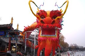 Dragon Lantern Install in Beijing