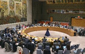 U.N. session on U.S. retaliatory airstrikes