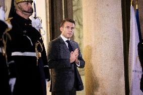 Montenegro's PM Spajic At The Elysee - Paris