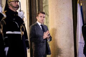 Montenegro's PM Spajic At The Elysee - Paris