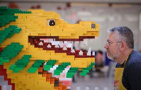 CANADA-RICHMOND-GIANT LEGO DRAGON