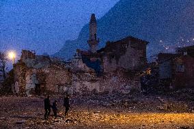 A Year On From Earthquake Devastation Continues -Turkey