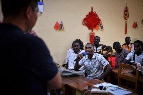CENTRAL AFRICAN REPUBLIC-BANGUI-CHINESE MEDICAL TEAM-LECTURE