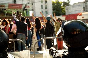 Protest Against Corrida In Mexico City