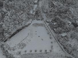 Snow Scenery in Xi'an