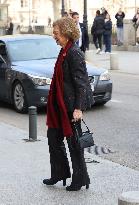 Queen Sofia Attends A Meeting - Madrid