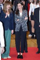 Queen Letizia Attends Safer Internet Day Opening - Madrid