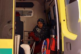 EGYPT-RAFAH CROSSING-WOUNDED PALESTINIANS