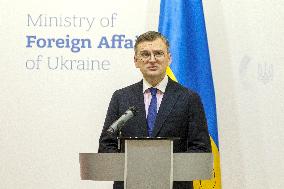 Joint news conference of foreign ministers of Ukraine and Portugal