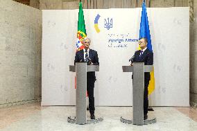 Joint news conference of foreign ministers of Ukraine and Portugal