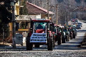 Farmers Protest In Bulgaria.