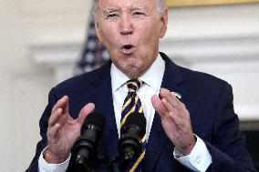 Joe Biden on Emergency National Security Act  - Washington