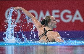 (SP)QATAR-DOHA-WORLD AQUATICS CHAMPIONSHIPS-ARTISTIC SWIMMING-WOMEN'S SOLO FREE