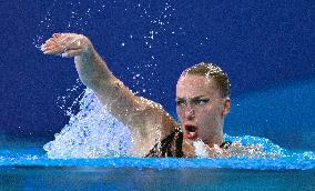 (SP)QATAR-DOHA-WORLD AQUATICS CHAMPIONSHIPS-ARTISTIC SWIMMING-WOMEN'S SOLO FREE